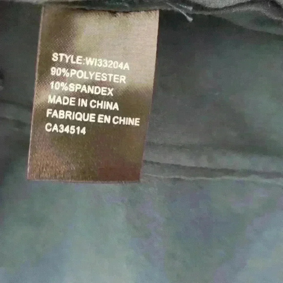 Meg & Margot teal faux  suede jacket size small - Picture 6 of 6